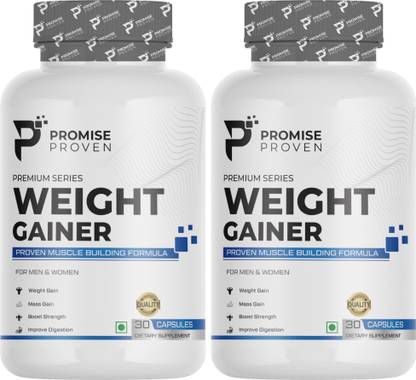 PROMISE PROVEN Premium Weight Gainer Capsules| Proven Muscle Building Formula |Improve Strength Weight Gainers/Mass Gainers