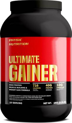 PHYSIC NUTRITION Ultimate Gainer - High Protein Formula Weight Gainers/Mass Gainers