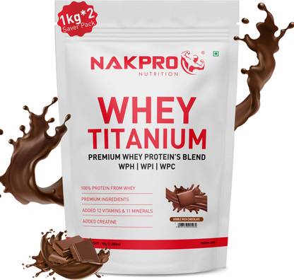 Nakpro TITANIUM Whey Protein Hydro, Isolate & Concentrate Whey Protein