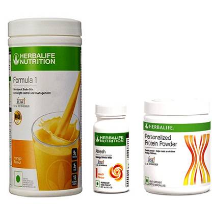 HERBALIFE FORMULA 1SHAKE MANGO &PROTIEN POWDER 200 G AFRESH ENERGY DRINK PEACH Protein Shake