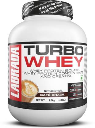 Labrada nutrition TURBO WHEY (Whey Protein Isolate)- (1.8kg) (Cafe Brazil) Whey Protein