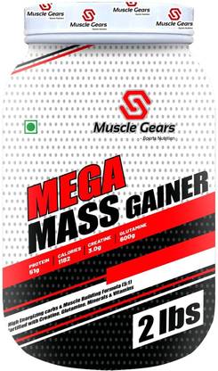 Muscle Gears Mega Mass Gainer 2 lbs Chocolate Whey Protein