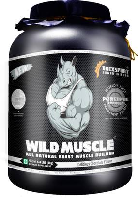 DREXSPORT Wild Muscle - All-Natural Muscle Builder, Protein Powder - Lean Mass Gainer Whey Protein