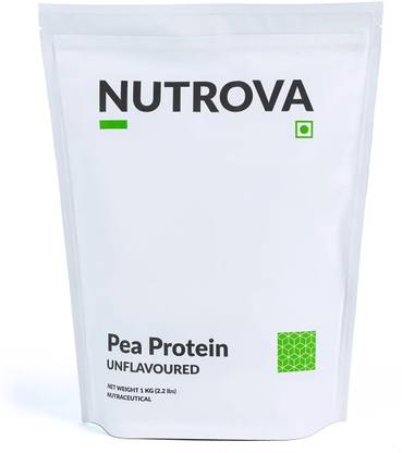 NUTROVA Pea Protein Isolate Powder 8g Protein Every 10g Scoop | Vegan & Gluten Free Plant-Based Protein