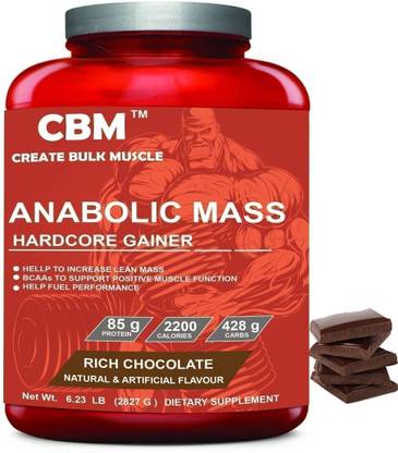 CBM ANABOLIC MASS HARDCORE GAINER PROTEIN WEIGHT GAINER Weight Gainers/Mass Gainers