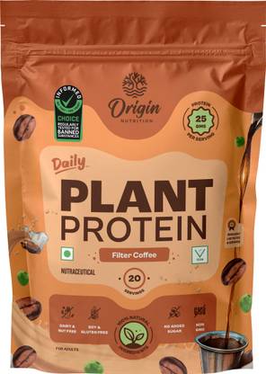 Origin Nutrition NaturalProtein with 25g/Serving, Muscle Gain and Recovery ,Third-Party Certified Plant-Based Protein