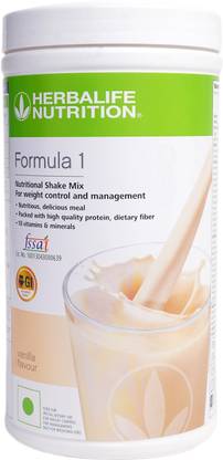 HERBALIFE Formula 1 Shake - Vanilla Flavor For Weight Management Protein Blends