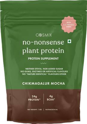 COSMIX No Nonsence Organic Pea & Rice Isolate Vegan No Added Sugar Plant-Based Protein