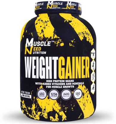 MUSCLE NEED WEIGHT GAINER HIGH PROTEIN MUSCLE GROWTH 1236CALORIES Weight Gainers/Mass Gainers