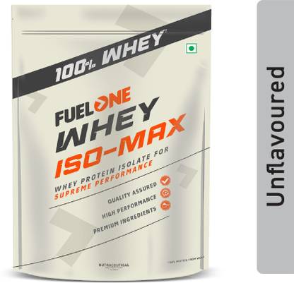 FUELONE Whey Iso-Max, Whey Protein Isolate, 31g Protein Whey Protein
