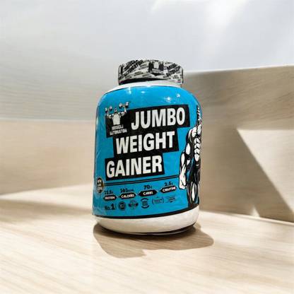 Muscle Detonator Jumbo Weight Gainer, Jumbo Muscle Gainer(6lbs, 2.72kg, Chocolate Flavor) Weight Gainers/Mass Gainers