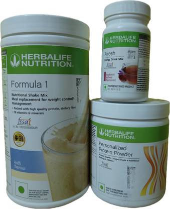 HERBALIFE WEIGHT LOSS FORMULA 1 KULFI SHAKE PROTEIN POWDER 200GM AFRESH KASHMIRI KHAWA Nutrition Bars