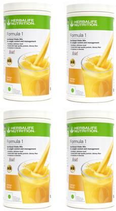 HERBALIFE Formula 1 Shake Mango Flavor 4 PIECES Protein Shake