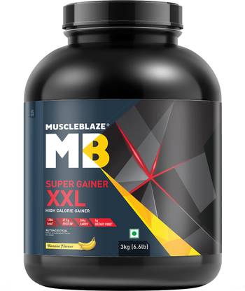 MUSCLEBLAZE Super XXL, For Muscle Mass Gain Weight Gainers/Mass Gainers