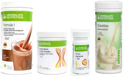 HERBALIFE FORMULA1CHOCOLATE500 G PROTIEN 200 G ENERGY DRINK LEMON 50 G SHAKEMATE 500 G Whey Protein
