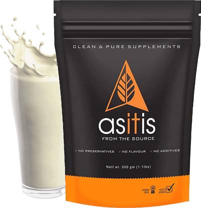 AS-IT-IS Nutrition Whey Protein Concentrate 80% Unflavored - 500gm Whey Protein
