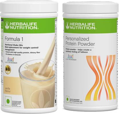 HERBALIFE Formula 1 nutritional shake mix -Vanilla 500 GM and protein powder 400 GM Protein Blends