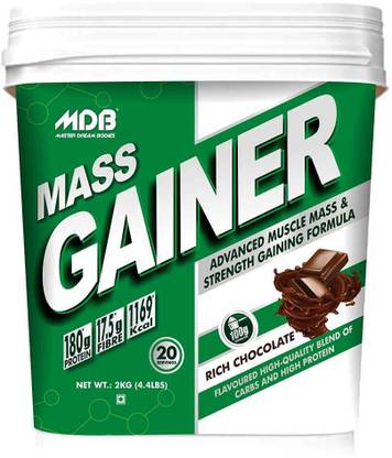 Master Dream Bodies (MDB) Mass Gainer | 180*g Protein with 1169*kcal | Advanced Muscle Mass| Weight Gainers/Mass Gainers