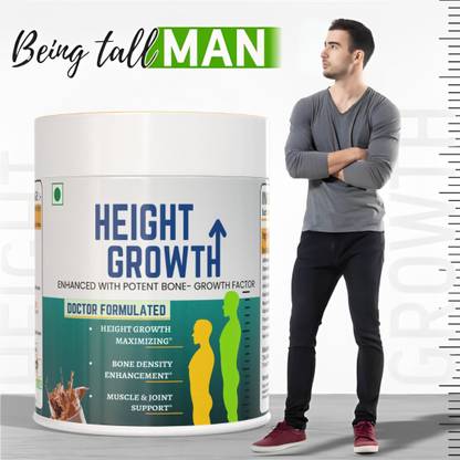 The Gromming guru Height Growth - Height Increase Herbal Powder with Height Enhancer Supplement | Weight Gainers/Mass Gainers