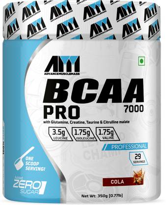 ADVANCE MUSCLEMASS BCAA Pro 7000|Combination of BCAA, Citrulline, Creatine, Glutamine|Pre-workout BCAA
