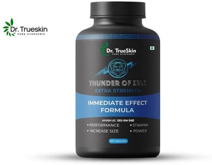 Dr.trueskin Thunder Of Zeus Capsules with vitality support Pre Workout
