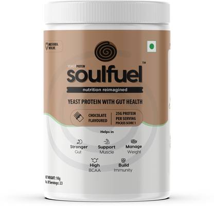 SoulFuel by Dr Muffi Yeast Protein Powder | 25g Protein | High Protein | Yeast Protein Concentrate| Plant-Based Protein