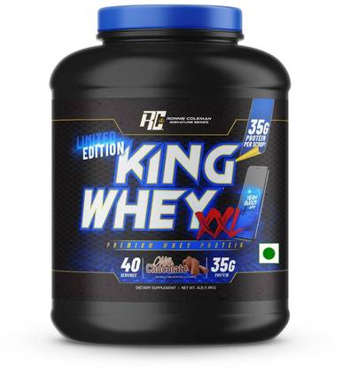 RONNIE COLEMAN RC King Whey XXL 35g Protein per Scoop, Build Muscle & Recover Fast Whey Protein