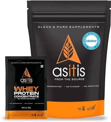 AS-IT-IS Nutrition Creatine Monohydrate 100g with Whey Protein Concentrate 30g Serving Sachet Creatine