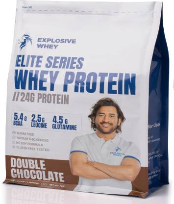 EXPLOSIVE WHEY Elite Series Whey Protein Trusted by M.S. Dhoni and Kedar Jadhav Whey Protein