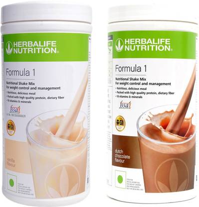 HERBALIFE FORMULA 1 VANILLA & CHOCOLATE 2 PIECES Protein Shake