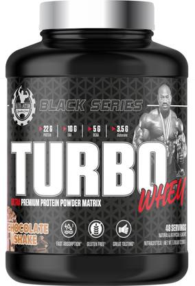 dexter jackson DJSS BLACK SERIES TURBO WHEY 5 LBS 48 SERVING CHOCOLATE SHAKE Whey Protein
