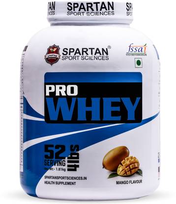 Spartan Sport Sciences Pro Whey Protein Powder | Gym Protrein Powder for Men & Women | Whey Protein