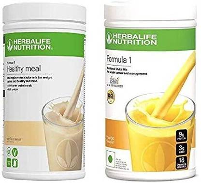 HERBALIFE Formula 1 Nutritional Shake Mix Vanilla & Mango (500g) each Protein Shake
