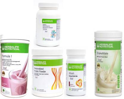 HERBALIFE FORMULA1ROSE KHEER500PROTIEN200AFRESH ENERGY DRINK ELAICHI 50 SHAKEMATE 500 F 2 Protein Shake