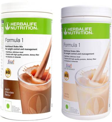 HERBALIFE FORMULA 1 CHOCOLATE & VANILLA 2 PIECES Protein Shake