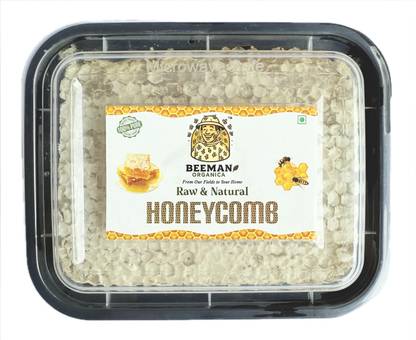 BEEMAN ORGANICA Honey comb 100% Pure and Raw Premium Plant-Based Protein
