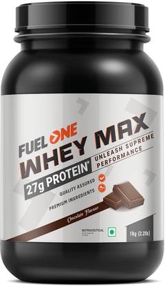FUELONE Whey Protein Max, 27g Protein Whey Protein