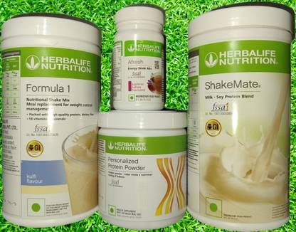 HERBALIFE FORULMA 1 Kulfi And Protein 200 G+ Shake Mate + Afresh - Kashmiri Kahwa. Protein Shake