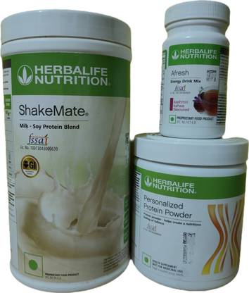 Herbalife Nutrition NUTRITION WEIGHT LOSS COMBO SHAKEMATE PROTEIN POWDER AFRESH KASHMIRI KHAWA Protein Shake