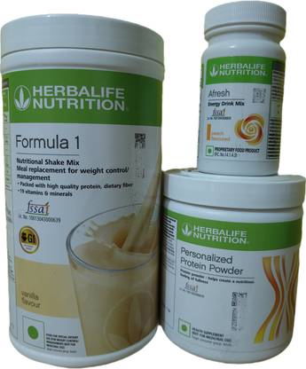 HERBALIFE WEIGHT LOSS FORMULA 1 VANILLA SHAKE PROTEIN POWDER 200GM AFRESH PEACH Protein Shake