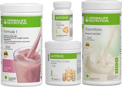 Herbalife Nutrition Shake Rose kheer Afresh lemon Active Fibre Complex Shakemate Protein Shake
