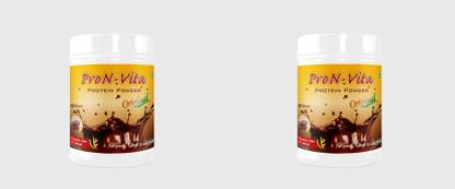 PRON VITA Pack of 2 of Chocolate Flavor Protein Powder Whey Protein