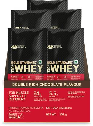 Optimum Nutrition (ON) Gold Standard 100% Powder - Primary Source Isolate Whey Protein