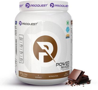 PROQUEST Power Mass Gainer with 17g Protein & 3g Creatine | High Protein High Calorie Weight Gainers/Mass Gainers