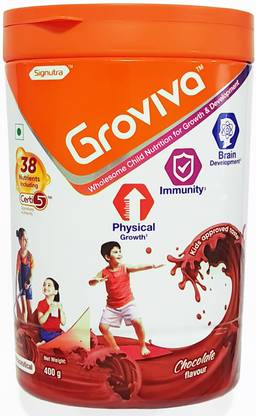 Signutra Groviva Child's Nutrition Supplement (Jar) 3 Energy Drink