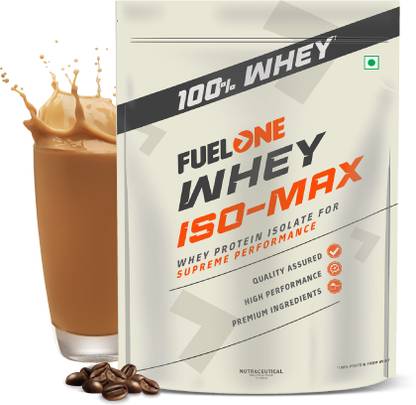 FUELONE Whey Iso-Max, Whey Protein Isolate, 28g Protein Whey Protein