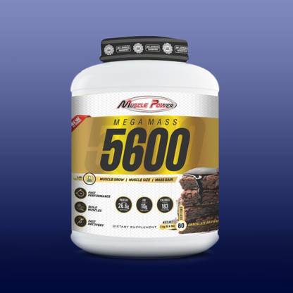Muscle Power MEGA MASS 5600 Weight Gainers/Mass Gainers