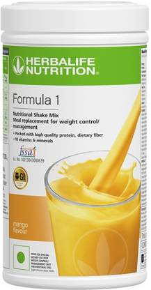 HERBALIFE Formula 1 Shake Mix Mango Flavor 500g Plant-Based Protein (500 g, Mango) Plant-Based Protein