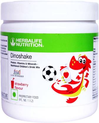 Herbalife Nutrition Dinoshake Kids Drink Strawberry Flavor Protein Shake Protein Blends