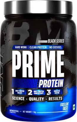 BIGMUSCLES NUTRITION Prime Protein | Whey Protein Isolate & Concentrate | Digestive Enzymes | 24g Whey Protein